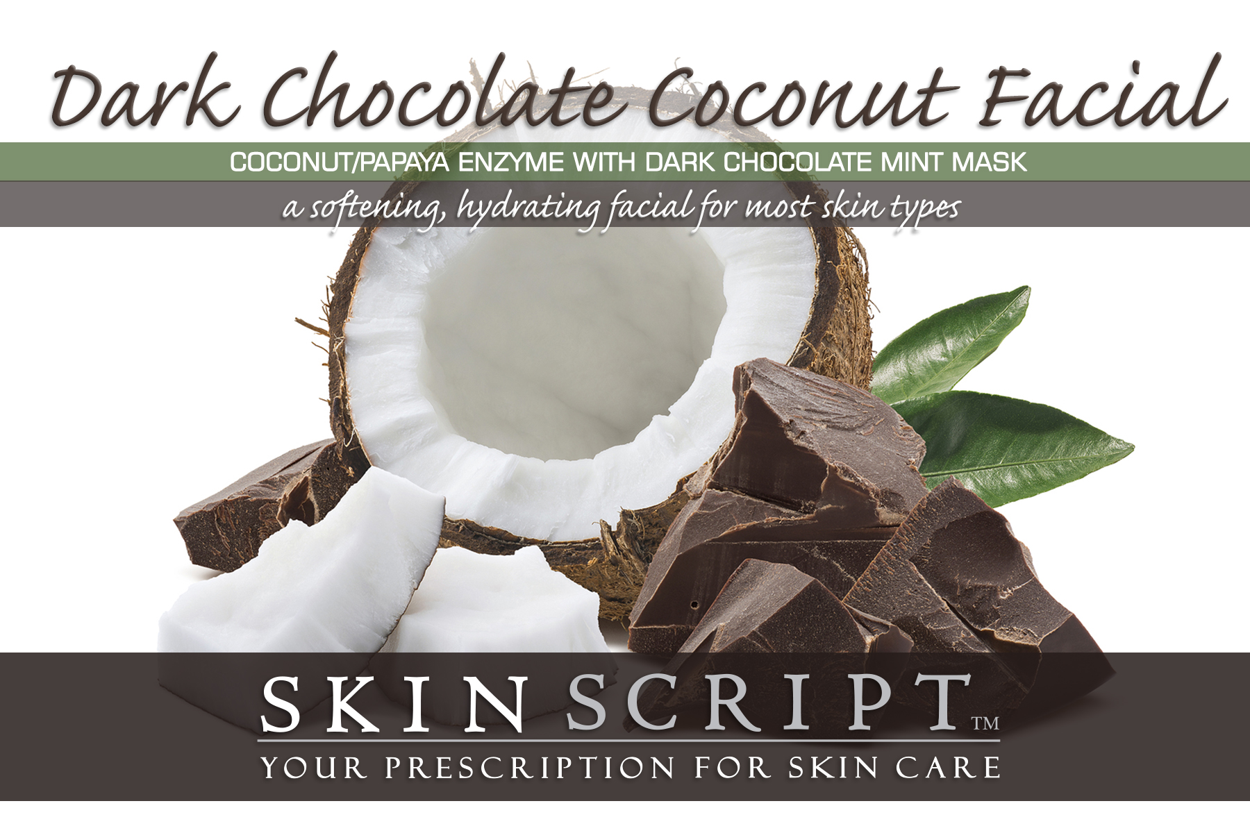 Dark Chocolate Coconut Facial 