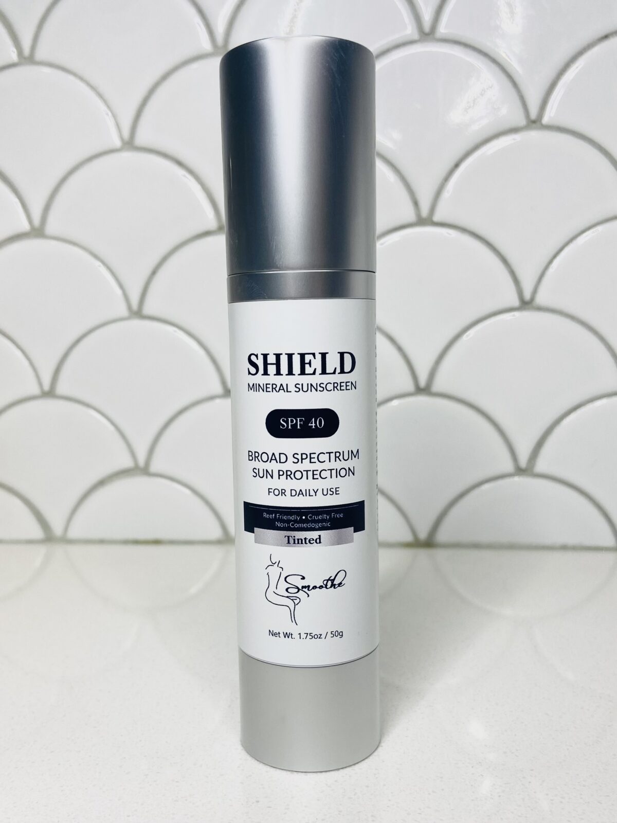 Shield, Smoothe & Co. Sunscreen comes in tinted and non-tinted.
