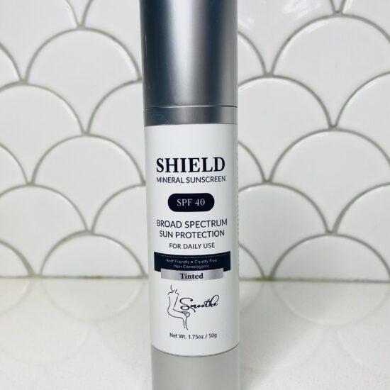 Shield, Smoothe & Co. Sunscreen comes in tinted and non-tinted.