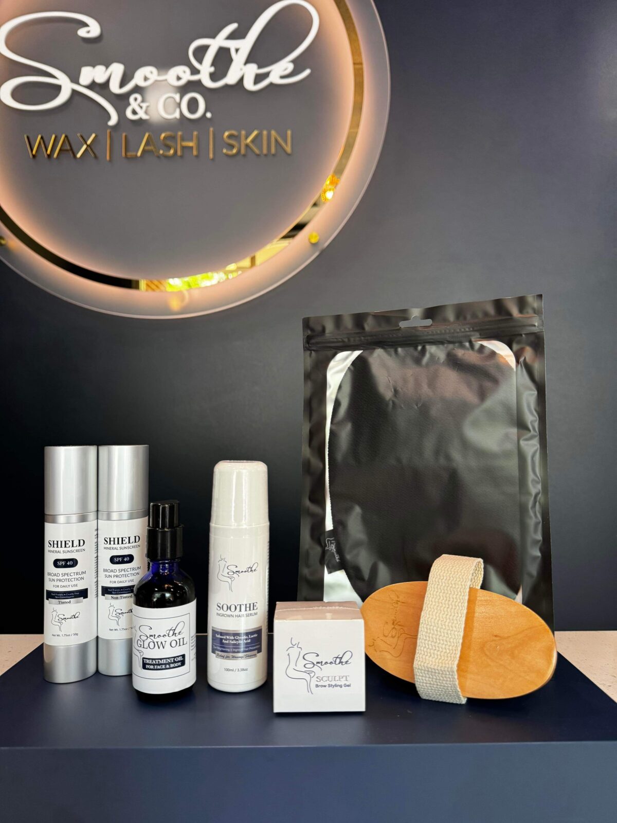 Smoothe & Co's aftercare products in Raleigh, NC.