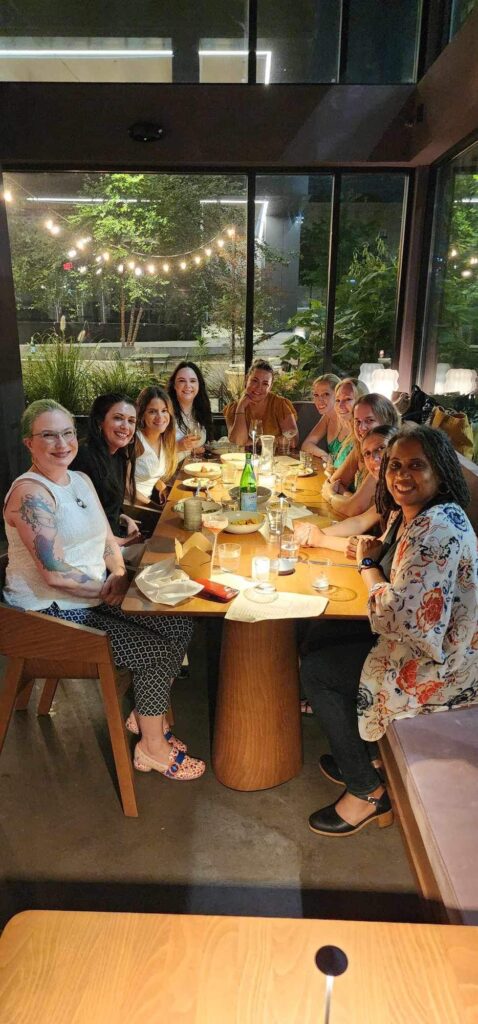 Dinner out with the Networking Group in Raleigh, NC.