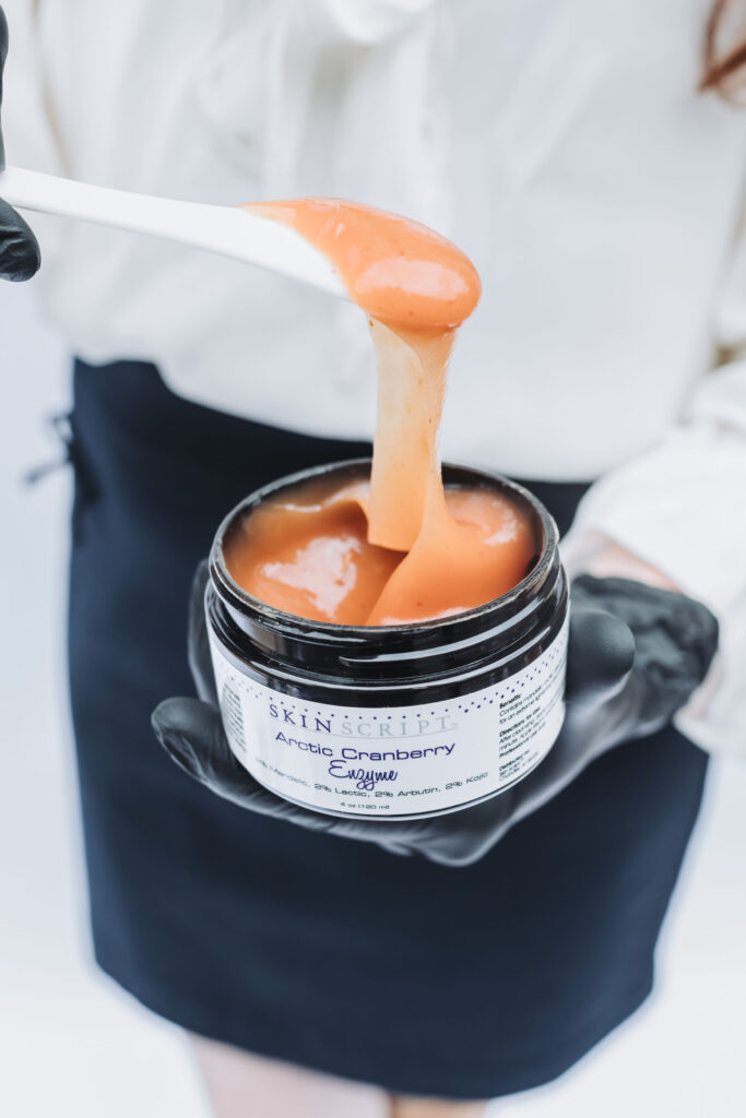 Enzyme peels at Smoothe & Co. located in Raleigh, NC.