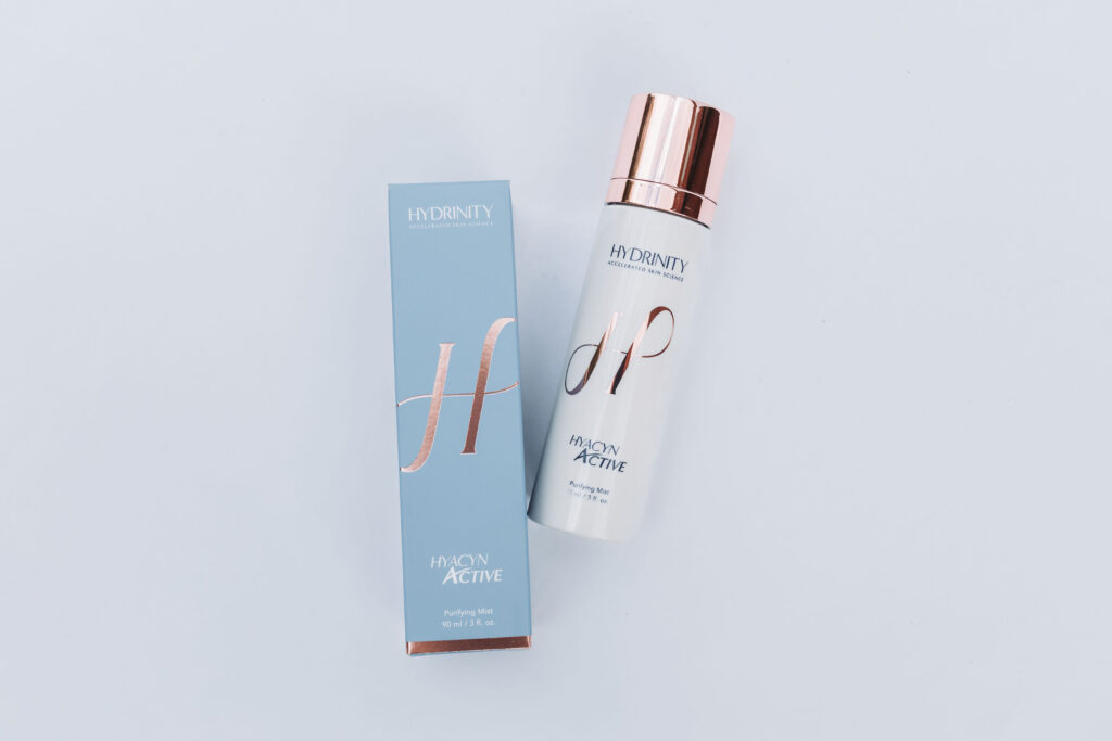 Hydrinity skincare results before and after