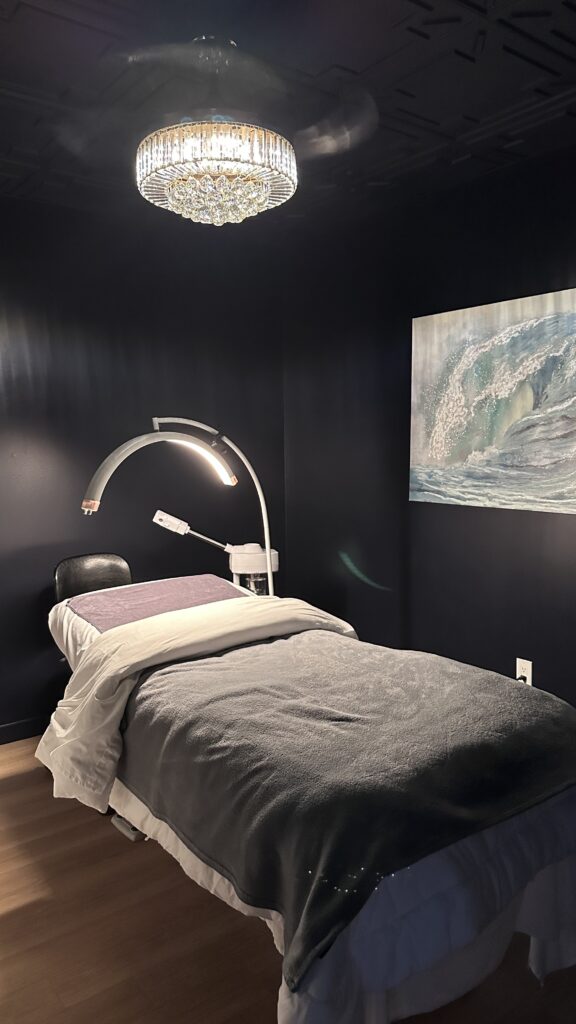 Smoothe & Co. treatment room in Raleigh, North Carolina.