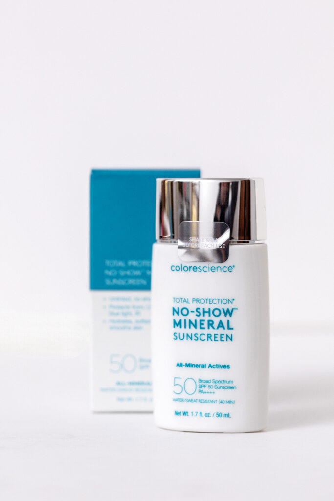 ColorScience No-Show Sunscreen is great for all skin types, concerns, and Fitzpatricks.