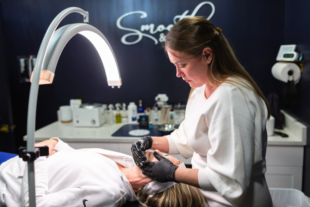 Lindsey Westendorf performing The Perfect Derma Peel. Medium depth peel for all skin types, concerns, and Fitzpatricks.