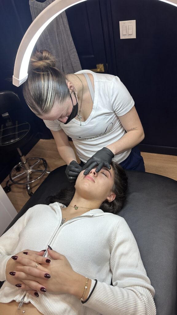 Brow waxing at Smoothe & Co.